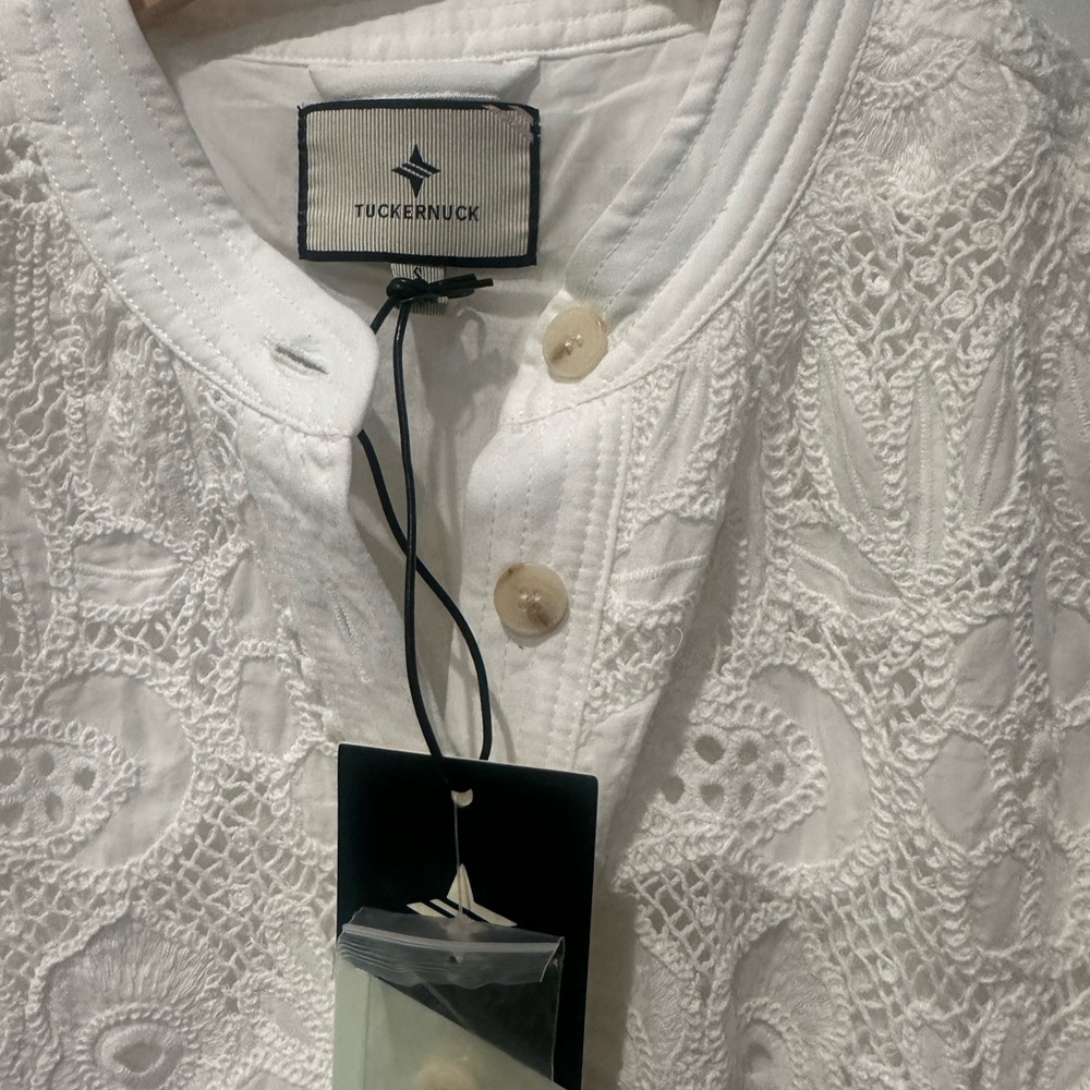 TUCKERNUCK White Eyelet Lace Prescott Dress - Picture 10 of 15